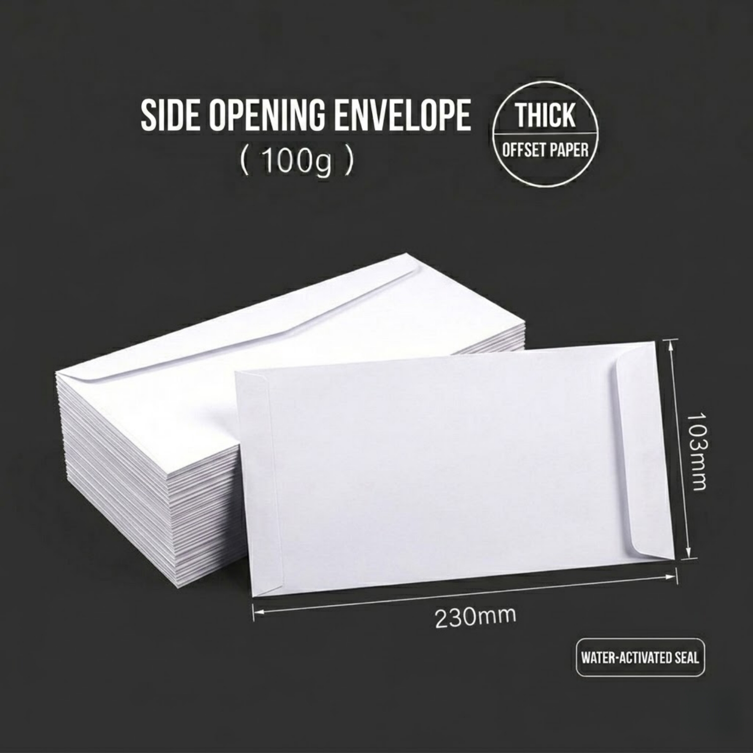 50Pcs DL White Envelopes 230x1 - đánh giá và giá Letter Envelope Kraft
