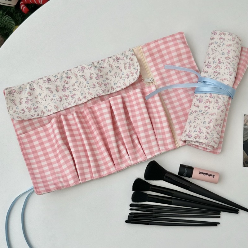 Aesthetic Spring Floral Roll-u - đánh giá và giá Pen Pouch Roll