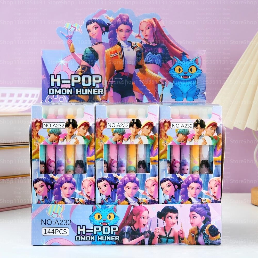 Anime Girl Group Erasable Pens - đánh giá và giá Gel Ink Pen Set