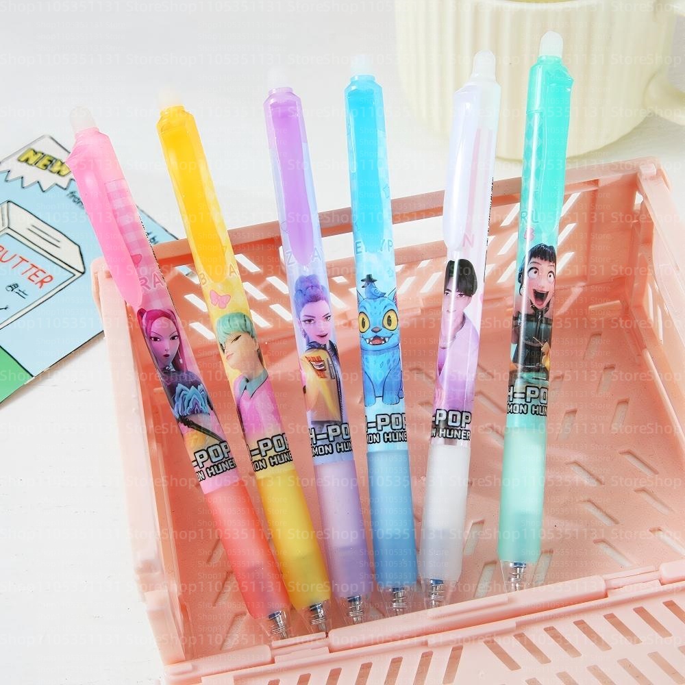 Anime Girl Group Erasable Pens - đánh giá và giá Gel Ink Pen Set