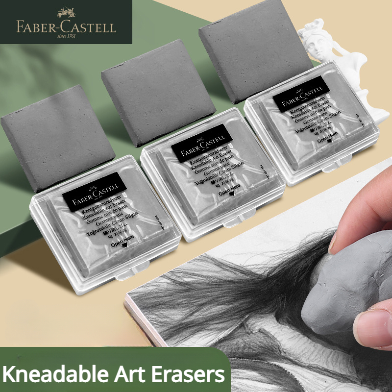 1/2/3/4 Pc Faber-Castell  Draw - đánh giá và giá Rubber Eraser Kneaded
