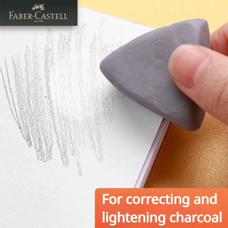 1/2/3/4 Pc Faber-Castell  Draw - đánh giá và giá Rubber Eraser Kneaded