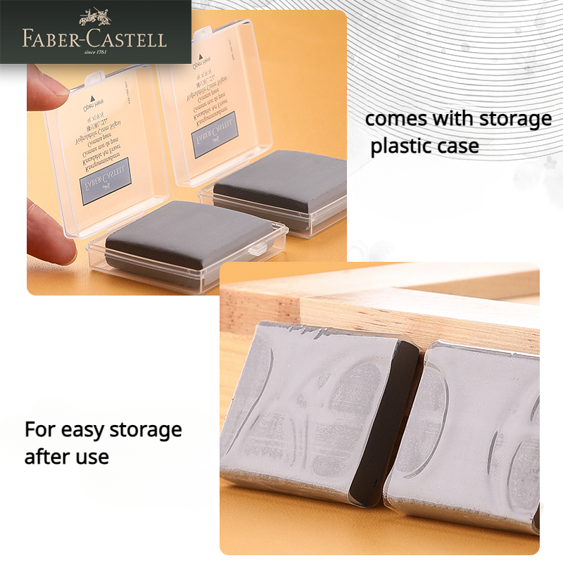 1/2/3/4 Pc Faber-Castell  Draw - đánh giá và giá Rubber Eraser Kneaded