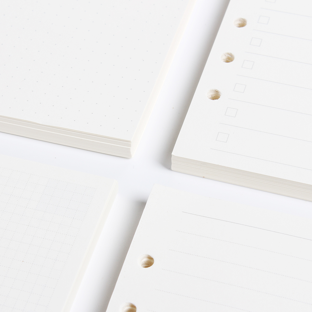 Cổ Điển 6 Lỗ Chất Kết Dính Lap - đánh giá và giá Notebook Dotted A5