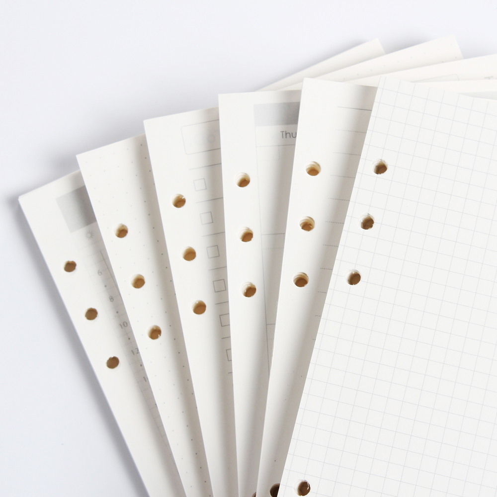 Cổ Điển 6 Lỗ Chất Kết Dính Lap - đánh giá và giá Notebook Dotted A5