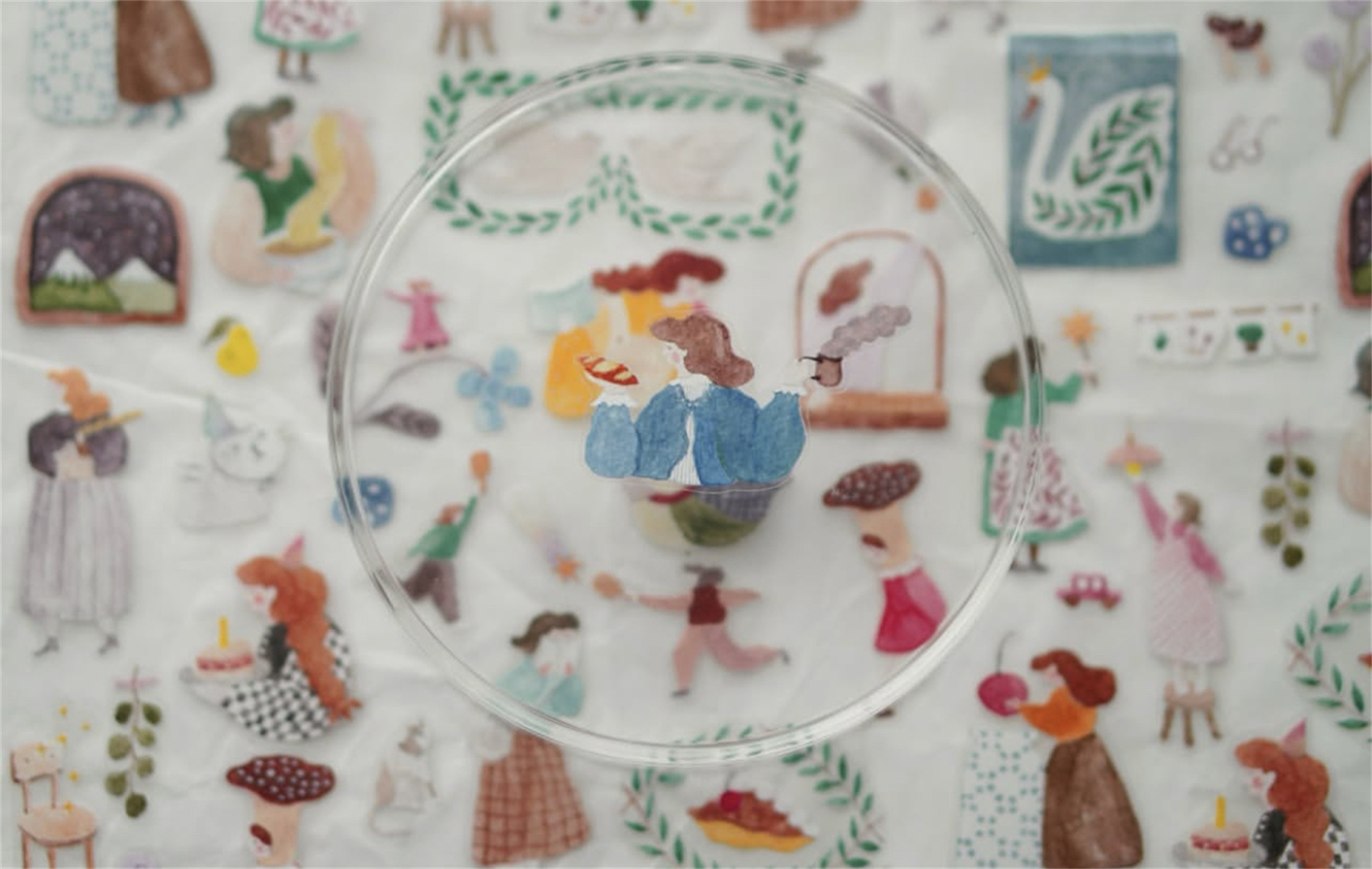 1 Loop Ivy Snow Vintage A Love - đánh giá và giá Washi Tape Set