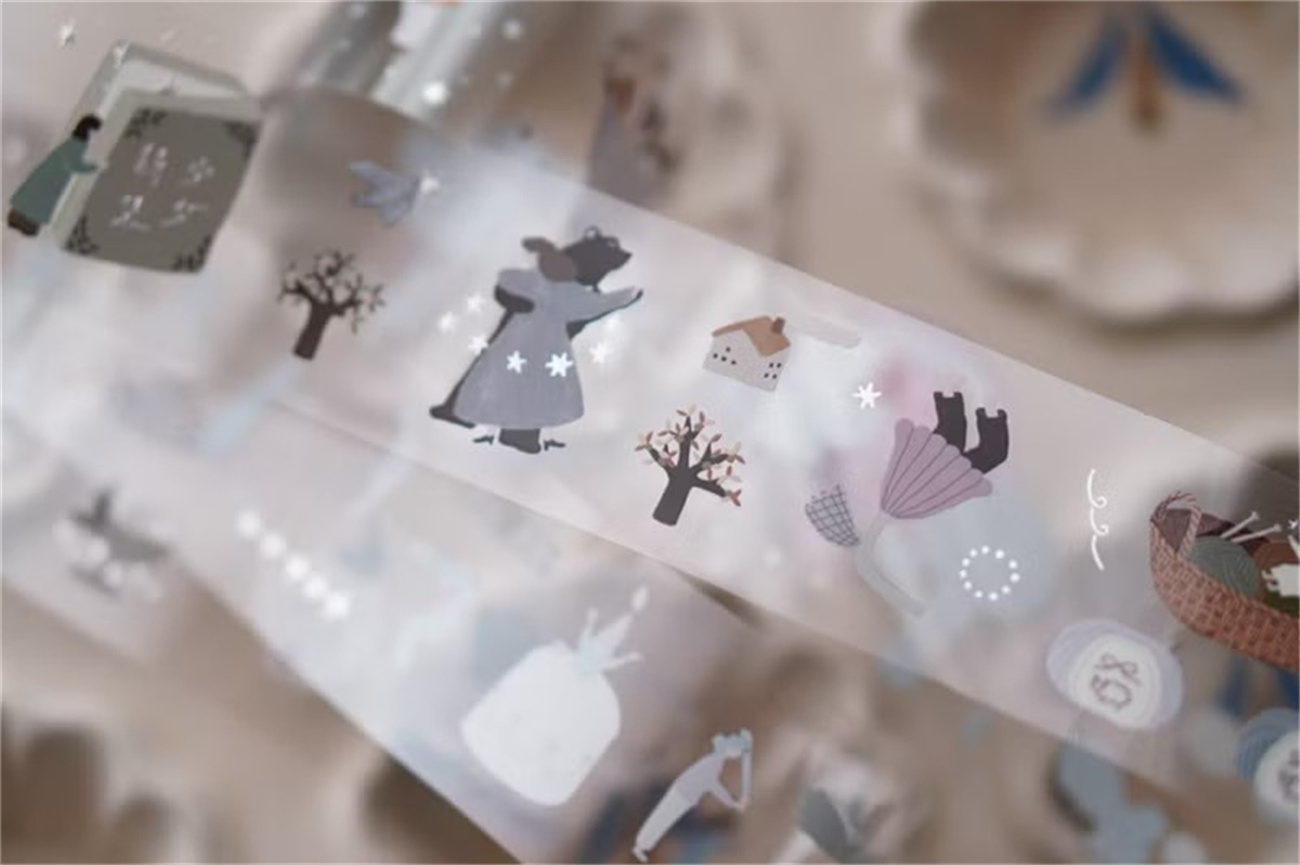 1 Loop Ivy Snow Vintage A Love - đánh giá và giá Washi Tape Set