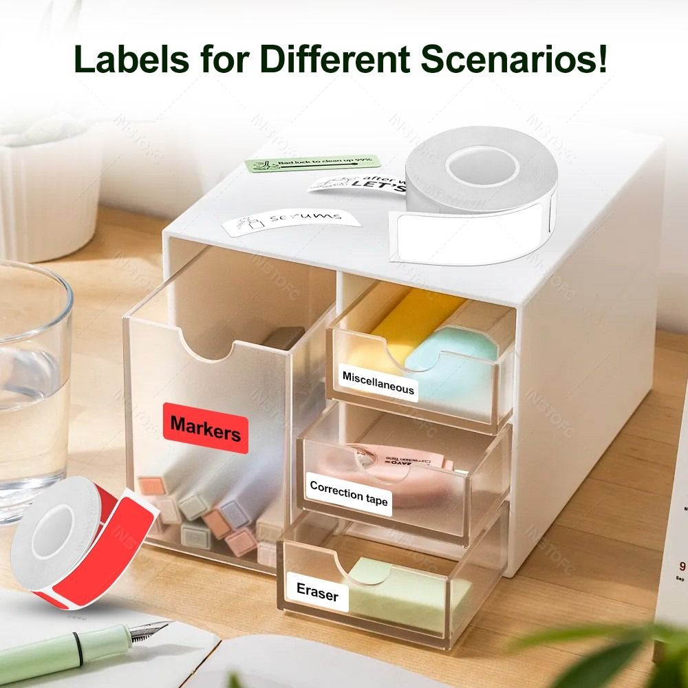 Colorful Adhesive Label Maker  - đánh giá và giá Label Printer Tape