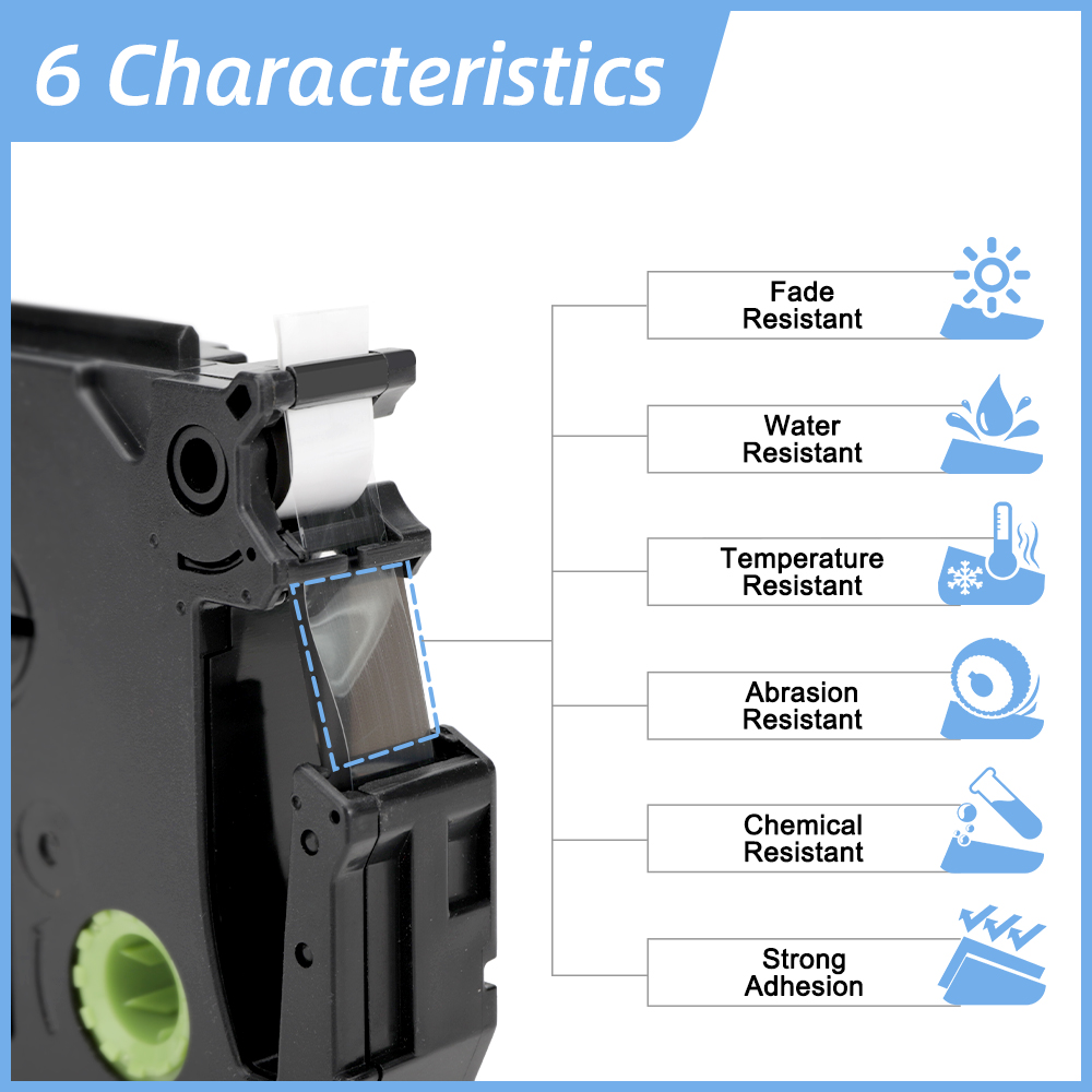 Nhiều Màu TZe-FX231 Cáp Linh H - đánh giá và giá Label Printer Tape