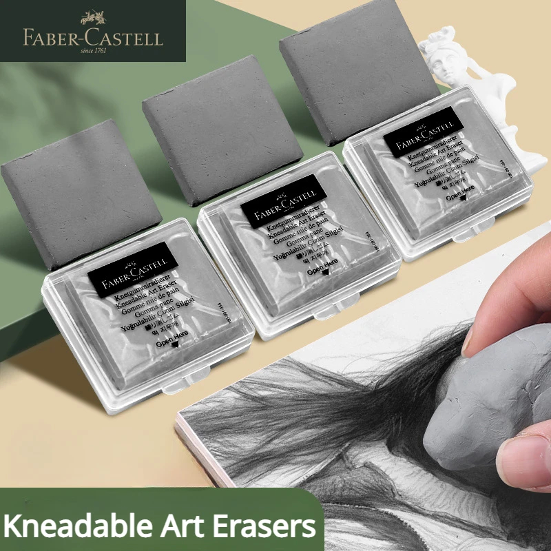 Faber-Castell 2pcs Drawing Art - đánh giá và giá Rubber Eraser Kneaded